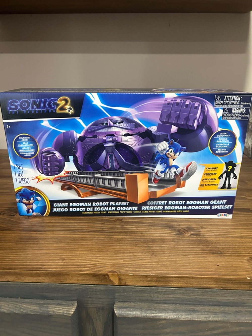 Sonic 2 Giant Eggman Robot Playset - Purple new in box!!